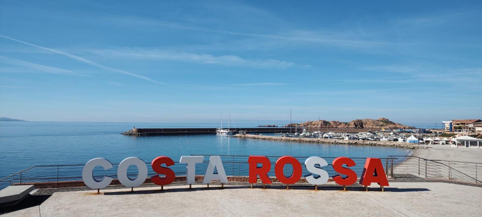 Vista Tramonto Isola Rossa A Due Passi Dalla Spiaggia Villa Luaran gambar